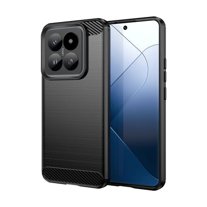 Brushed Texture Carbon Fiber TPU Phone Case, For Xiaomi Poco X6 Neo, For Xiaomi Redmi 13C 5G, For Xiaomi Redmi K70E, For Xiaomi Poco X6 Pro 5G, For Xiaomi Poco C65, For Xiaomi 14 Pro, For Xiaomi 14, For Xiaomi Redmi Note 13 5G