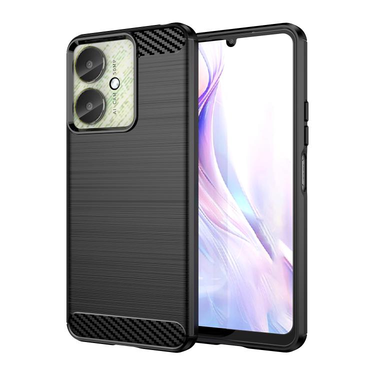 Brushed Texture Carbon Fiber TPU Phone Case, For Xiaomi Poco X6 Neo, For Xiaomi Redmi 13C 5G, For Xiaomi Redmi K70E, For Xiaomi Poco X6 Pro 5G, For Xiaomi Poco C65, For Xiaomi 14 Pro, For Xiaomi 14, For Xiaomi Redmi Note 13 5G