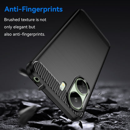 Brushed Texture Carbon Fiber TPU Phone Case, Series 1