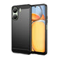 Brushed Texture Carbon Fiber TPU Phone Case