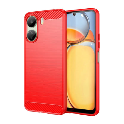 Brushed Texture Carbon Fiber TPU Phone Case, For Xiaomi Poco X6 Neo, For Xiaomi Redmi 13C 5G, For Xiaomi Redmi K70E, For Xiaomi Poco X6 Pro 5G, For Xiaomi Poco C65, For Xiaomi 14 Pro, For Xiaomi 14, For Xiaomi Redmi Note 13 5G