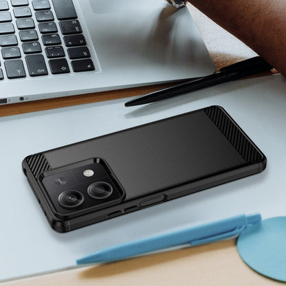 Brushed Texture Carbon Fiber TPU Phone Case, For Xiaomi Poco X6 Neo, For Xiaomi Redmi 13C 5G, For Xiaomi Redmi K70E, For Xiaomi Poco X6 Pro 5G, For Xiaomi Poco C65, For Xiaomi 14 Pro, For Xiaomi 14, For Xiaomi Redmi Note 13 5G