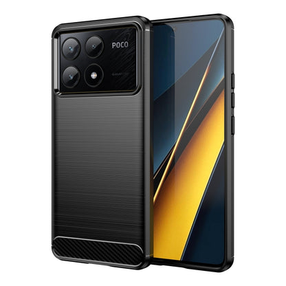 Brushed Texture Carbon Fiber TPU Phone Case, For Xiaomi Poco X6 Neo, For Xiaomi Redmi 13C 5G, For Xiaomi Redmi K70E, For Xiaomi Poco X6 Pro 5G, For Xiaomi Poco C65, For Xiaomi 14 Pro, For Xiaomi 14, For Xiaomi Redmi Note 13 5G