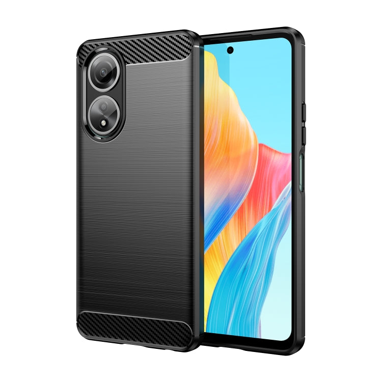 Carbon Fiber Brushed Texture TPU Phone Case, For OPPO A2 Pro, For OPPO A58 4G, For OPPO K11 5G, For OPPO Find X8 Pro
