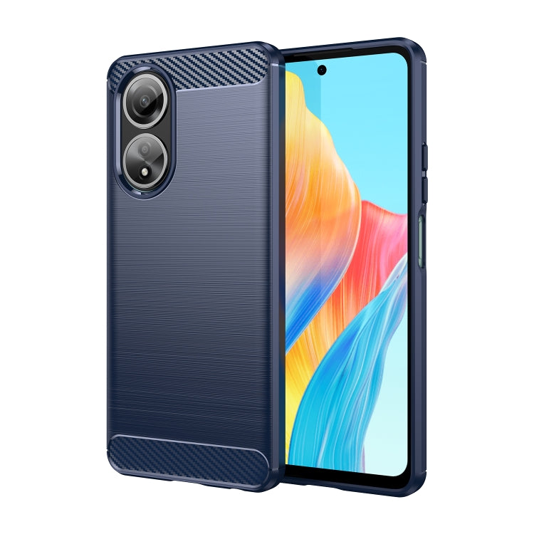 Carbon Fiber Brushed Texture TPU Phone Case, For OPPO A2 Pro, For OPPO A58 4G, For OPPO K11 5G, For OPPO Find X8 Pro
