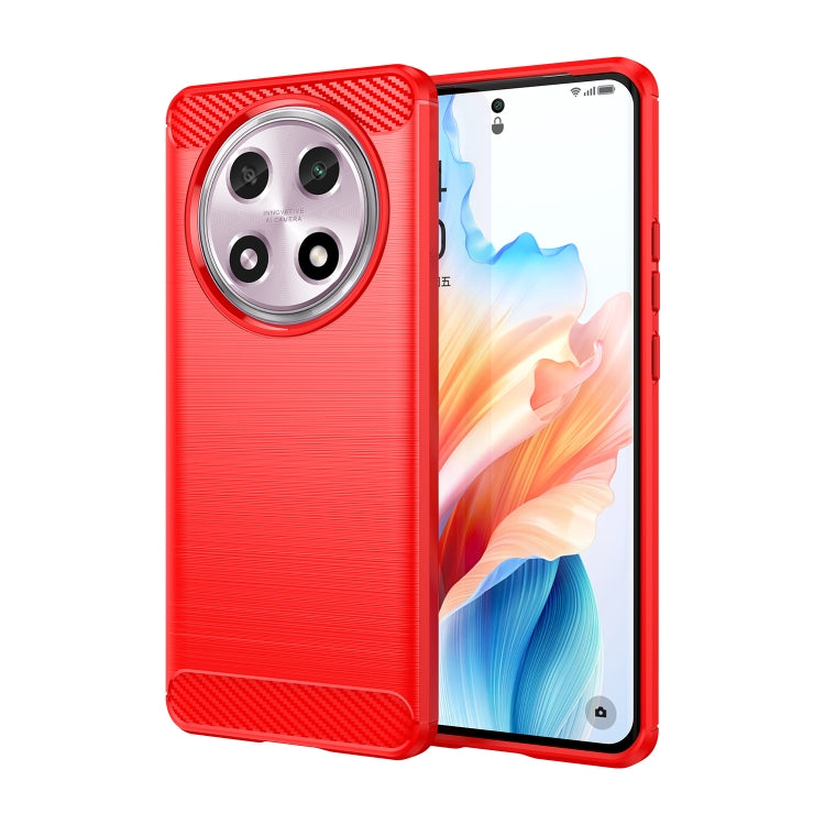 Carbon Fiber Brushed Texture TPU Phone Case, For OPPO A2 Pro, For OPPO A58 4G, For OPPO K11 5G, For OPPO Find X8 Pro