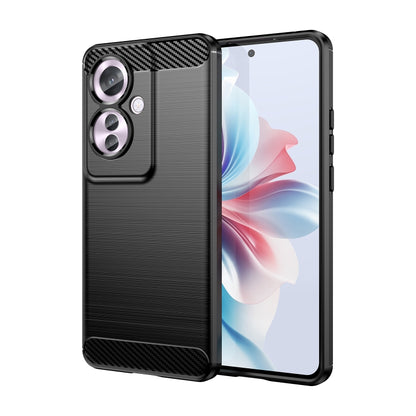 Carbon Fiber Brushed Texture TPU Phone Case, For OPPO A3 Pro India, For OPPO Reno12 Pro Global, For OPPO Reno12 Global, For OPPO A60, For OPPO K12 5G, For OPPO F25 Pro 5G, For OPPO Reno11 F 5G Global, For OPPO Reno11 Global