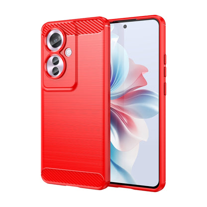 Carbon Fiber Brushed Texture TPU Phone Case, For OPPO A3 Pro India, For OPPO Reno12 Pro Global, For OPPO Reno12 Global, For OPPO A60, For OPPO K12 5G, For OPPO F25 Pro 5G, For OPPO Reno11 F 5G Global, For OPPO Reno11 Global