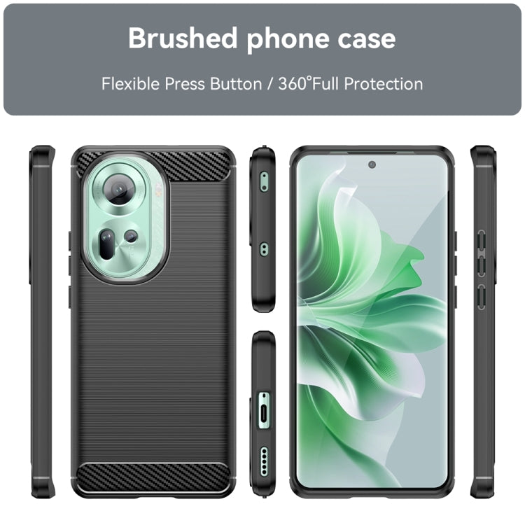 Brushed Texture Carbon Fiber TPU Phone Case, Series 1