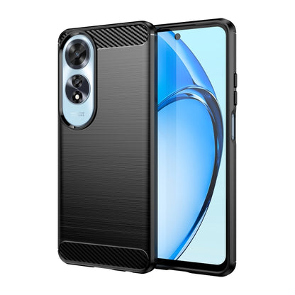 Carbon Fiber Brushed Texture TPU Phone Case, For OPPO A3 Pro India, For OPPO Reno12 Pro Global, For OPPO Reno12 Global, For OPPO A60, For OPPO K12 5G, For OPPO F25 Pro 5G, For OPPO Reno11 F 5G Global, For OPPO Reno11 Global