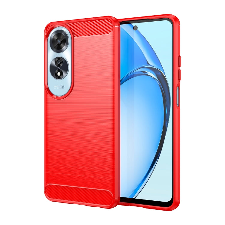 Carbon Fiber Brushed Texture TPU Phone Case, For OPPO A3 Pro India, For OPPO Reno12 Pro Global, For OPPO Reno12 Global, For OPPO A60, For OPPO K12 5G, For OPPO F25 Pro 5G, For OPPO Reno11 F 5G Global, For OPPO Reno11 Global