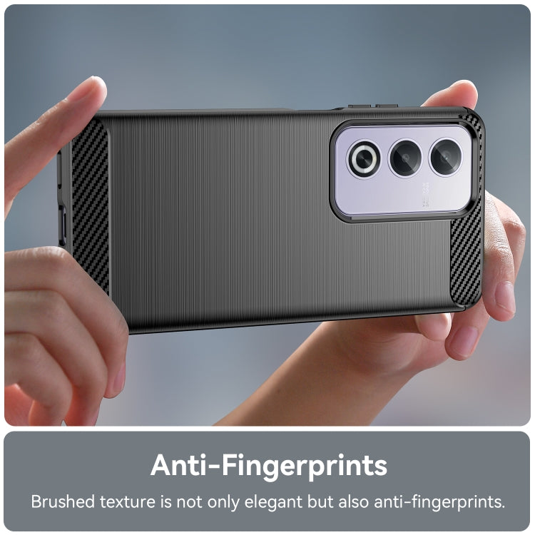 Carbon Fiber Brushed Texture TPU Phone Case, For OPPO A3 Pro India, For OPPO Reno12 Pro Global, For OPPO Reno12 Global, For OPPO A60, For OPPO K12 5G, For OPPO F25 Pro 5G, For OPPO Reno11 F 5G Global, For OPPO Reno11 Global