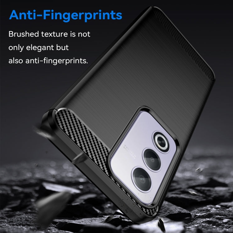 Brushed Texture Carbon Fiber TPU Phone Case, Series 2