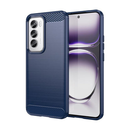 Carbon Fiber Brushed Texture TPU Phone Case, For OPPO A3x 5G India, For OPPO A3 Energy, For OPPO Reno12 F 4G, For OPPO Reno12 F 5G, For OPPO A3 Pro India, For OPPO Reno12 Pro Global, For OPPO Reno12 Global, For OPPO A60