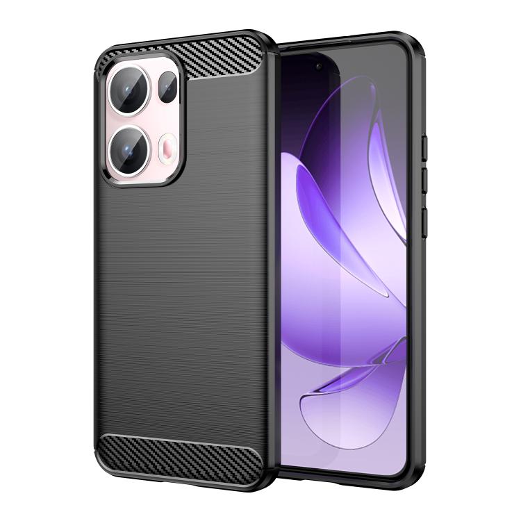 Carbon Fiber Brushed Texture TPU Phone Case