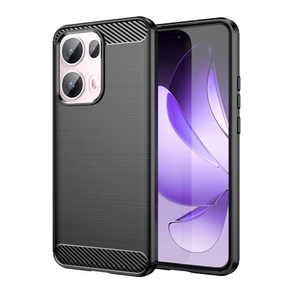 Carbon Fiber Brushed Texture TPU Phone Case