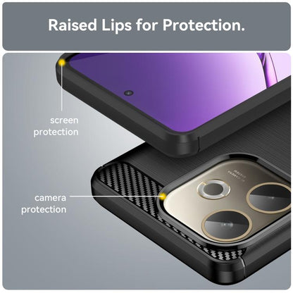 Carbon Fiber Brushed Texture TPU Phone Case, For OPPO A5 Energy 5G, For OPPO A5 Pro 4G, For OPPO F29 5G, For OPPO A5 Pro 5G Global, For OPPO Reno13 Pro Global, For OPPO Reno13 Global, For OPPO Reno13 F 5G, For OPPO Find X8