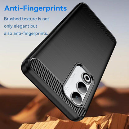 Carbon Fiber Brushed Texture TPU Phone Case, For OPPO A5 4G Global, For OPPO A5 5G Global, For OPPO Reno14 Pro Global, For OPPO Reno14 Global, For OPPO A5 Energy 5G, For OPPO A5 Pro 4G, For OPPO F29 5G, For OPPO A5 Pro 5G Global