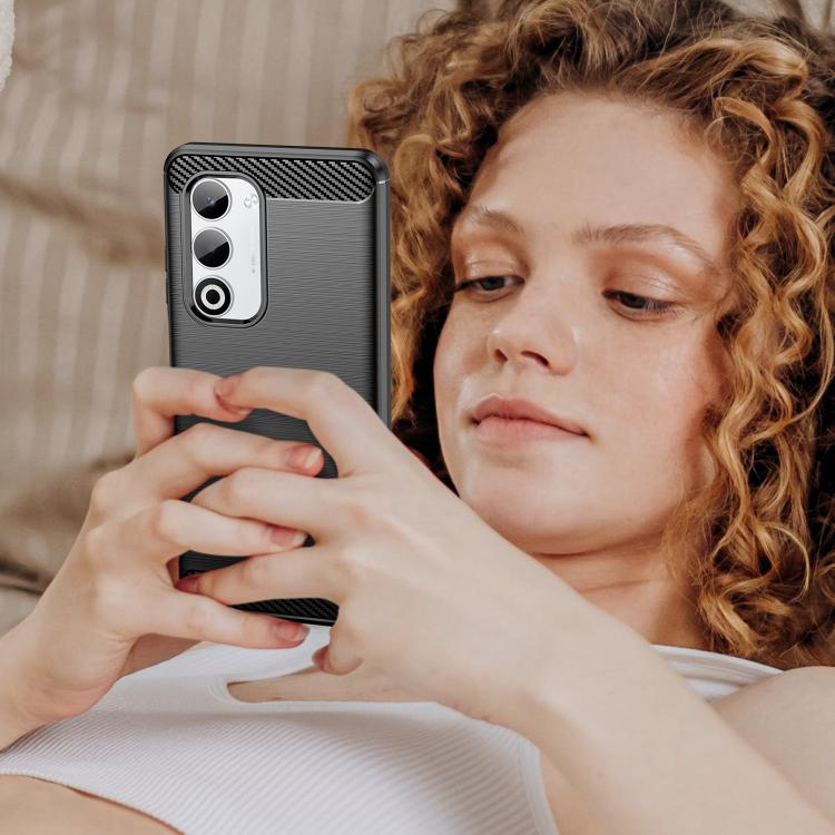 Carbon Fiber Brushed Texture TPU Phone Case, For OPPO A5 4G Global, For OPPO A5 5G Global, For OPPO Reno14 Pro Global, For OPPO Reno14 Global, For OPPO A5 Energy 5G, For OPPO A5 Pro 4G, For OPPO F29 5G, For OPPO A5 Pro 5G Global