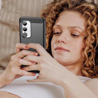 Carbon Fiber Brushed Texture TPU Phone Case, For OPPO A5 4G Global, For OPPO A5 5G Global, For OPPO Reno14 Pro Global, For OPPO Reno14 Global, For OPPO A5 Energy 5G, For OPPO A5 Pro 4G, For OPPO F29 5G, For OPPO A5 Pro 5G Global