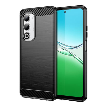 Carbon Fiber Brushed Texture TPU Phone Case, For OPPO A5 4G Global, For OPPO A5 5G Global, For OPPO Reno14 Pro Global, For OPPO Reno14 Global, For OPPO A5 Energy 5G, For OPPO A5 Pro 4G, For OPPO F29 5G, For OPPO A5 Pro 5G Global