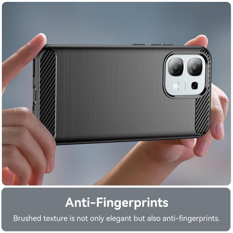 Carbon Fiber Brushed Texture TPU Phone Case, For OPPO A6 5G, For OPPO A6 Pro 5G Global, For OPPO F31 Pro 5G, For OPPO F31 5G, For OPPO A5 4G Global, For OPPO A5 5G Global, For OPPO Reno14 Pro Global, For OPPO Reno14 Global