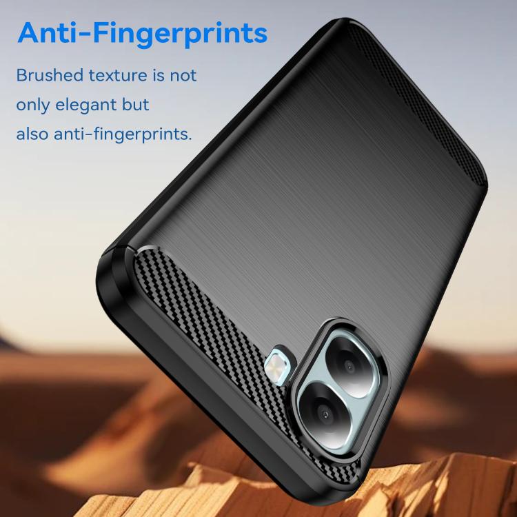 Carbon Fiber Brushed Texture TPU Phone Case, For OPPO A6x 4G, For OPPO A6x 5G, For OPPO Reno15 Pro 5G Global, For OPPO Reno15 5G Global, For OPPO A6 5G, For OPPO A6 Pro 5G Global, For OPPO F31 Pro 5G, For OPPO F31 5G