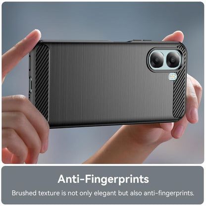 Carbon Fiber Brushed Texture TPU Phone Case, For OPPO A6x 4G, For OPPO A6x 5G, For OPPO Reno15 Pro 5G Global, For OPPO Reno15 5G Global, For OPPO A6 5G, For OPPO A6 Pro 5G Global, For OPPO F31 Pro 5G, For OPPO F31 5G