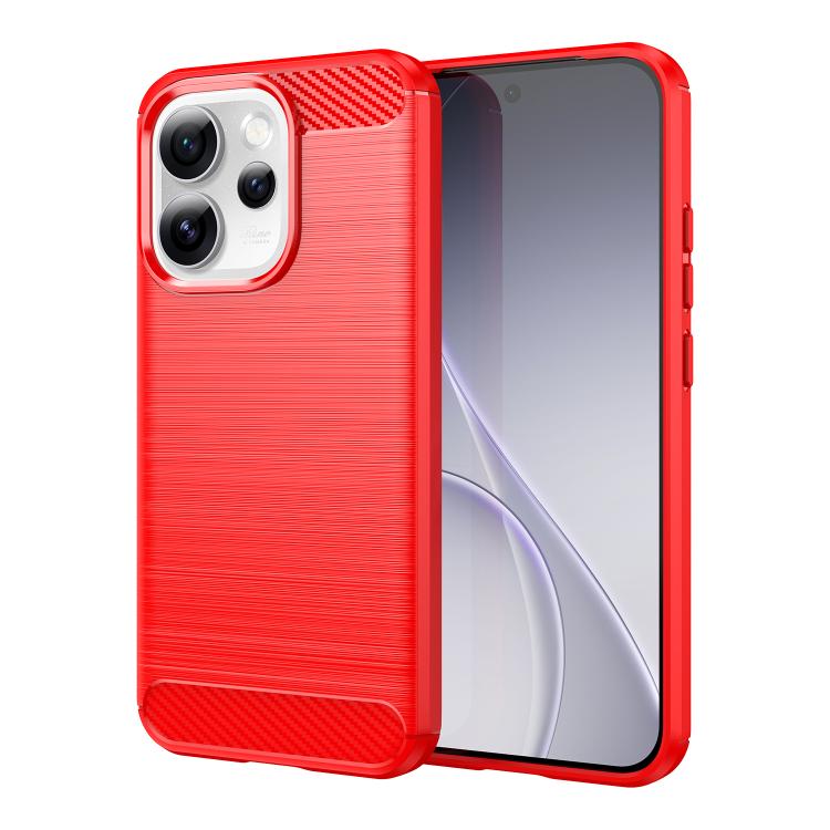 Carbon Fiber Brushed Texture TPU Phone Case, For OPPO Reno15 Pro Mini 5G, For OPPO Reno15 F 5G, For OPPO Reno15 FS 5G, For OPPO Reno 15C 5G, For OPPO A6x 4G, For OPPO A6x 5G, For OPPO Reno15 Pro 5G Global, For OPPO Reno15 5G Global