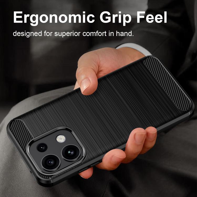 Carbon Fiber Brushed Texture TPU Phone Case, For OPPO Reno16 FS 5G, For OPPO Reno16 F 5G, For OPPO Reno16 Pro 5G Global, For OPPO Reno16 5G Global, For OPPO Reno15 Pro Mini 5G, For OPPO Reno15 F 5G, For OPPO Reno15 FS 5G, For OPPO Reno 15C 5G