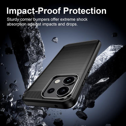 Carbon Fiber Brushed Texture TPU Phone Case, For OPPO Reno16 FS 5G, For OPPO Reno16 F 5G, For OPPO Reno16 Pro 5G Global, For OPPO Reno16 5G Global, For OPPO Reno15 Pro Mini 5G, For OPPO Reno15 F 5G, For OPPO Reno15 FS 5G, For OPPO Reno 15C 5G