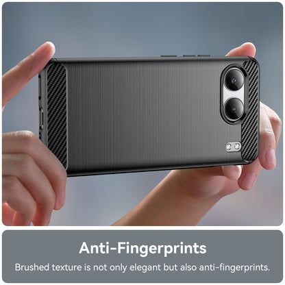 Carbon Fiber Brushed Texture TPU Phone Case, For OnePlus Nord 4, For OnePlus 12, For OnePlus Nord CE3 5G
