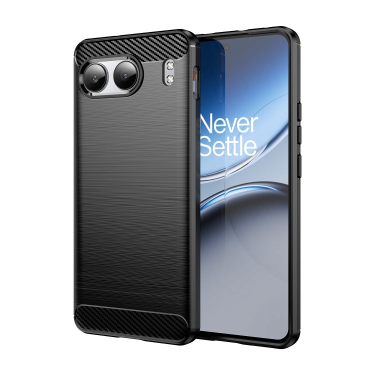 Carbon Fiber Brushed Texture TPU Phone Case, For OnePlus 13, For OnePlus Nord 4, For OnePlus 12, For OnePlus Nord CE3 5G