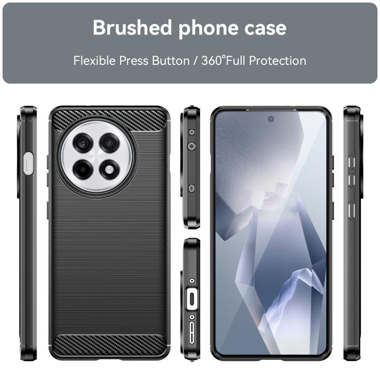 Carbon Fiber Brushed Texture TPU Phone Case