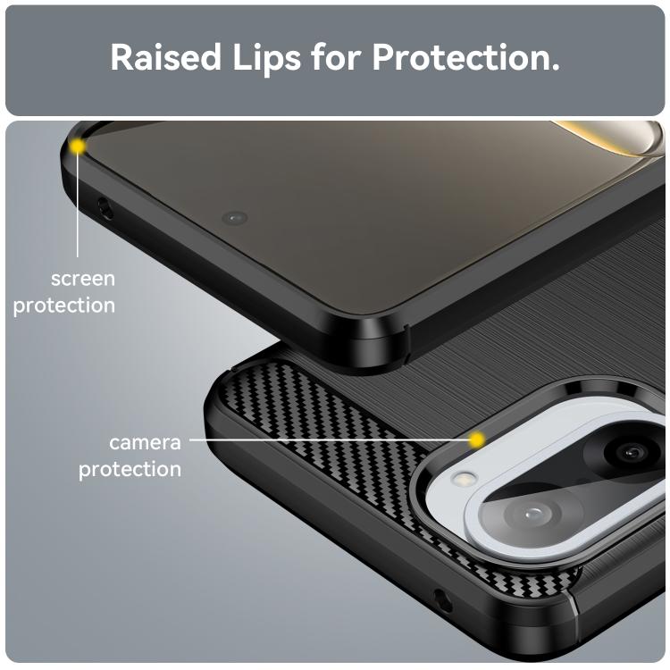 Carbon Fiber Brushed Texture TPU Phone Case, For OnePlus Ace 5 Racing, For OnePlus 13s, For OnePlus 13T, For OnePlus Nord CE5 5G, For OnePlus 13R, For OnePlus Ace 5 Pro 5G, For OnePlus Ace 5 5G, For OnePlus 13