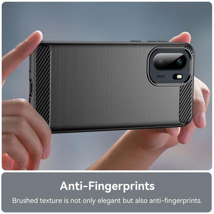 Carbon Fiber Brushed Texture TPU Phone Case, For OnePlus Ace 6 5G, For OnePlus 15, For OnePlus Nord 5 5G, For OnePlus Ace 5 Ultra, For OnePlus Ace 5 Racing, For OnePlus 13s, For OnePlus 13T, For OnePlus Nord CE5 5G