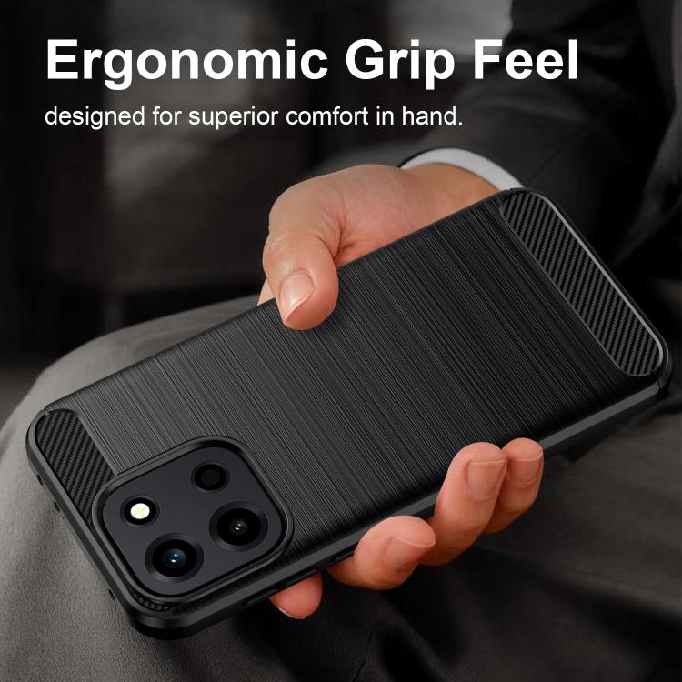 Carbon Fiber Brushed Texture TPU Phone Case, For OnePlus Nord 6 5G, For OnePlus 15T, For OnePlus Turbo 6V, For OnePlus Turbo 6, For OnePlus Ace 6 5G, For OnePlus 15, For OnePlus Nord 5 5G, For OnePlus Ace 5 Ultra