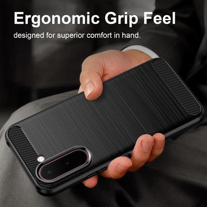 Carbon Fiber Brushed Texture TPU Phone Case, For OnePlus N6x 5G, For OnePlus Nord 6 5G, For OnePlus 15T, For OnePlus Turbo 6V, For OnePlus Turbo 6, For OnePlus Ace 6 5G, For OnePlus 15, For OnePlus Nord 5 5G
