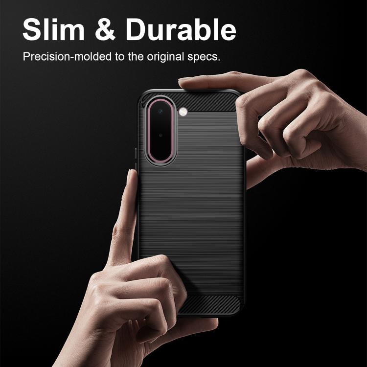 Carbon Fiber Brushed Texture TPU Phone Case, For OnePlus N6x 5G, For OnePlus Nord 6 5G, For OnePlus 15T, For OnePlus Turbo 6V, For OnePlus Turbo 6, For OnePlus Ace 6 5G, For OnePlus 15, For OnePlus Nord 5 5G