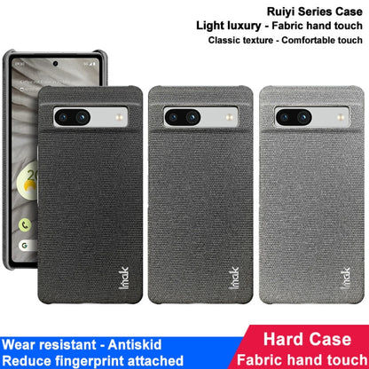 imak Ruiyi Series Cloth Texture PU + PC Phone Case, For Google Pixel 7a, For Google Pixel 8 Pro, For Google Pixel 8