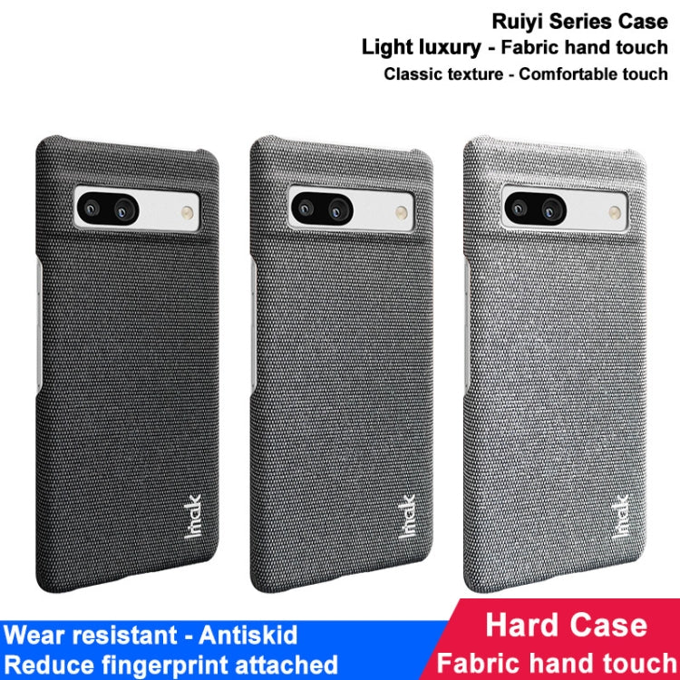 imak Ruiyi Series Cloth Texture PU + PC Phone Case, For Google Pixel 7a, For Google Pixel 8 Pro, For Google Pixel 8