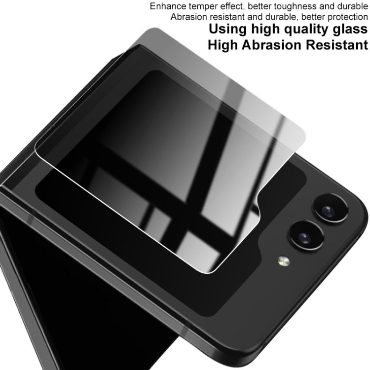 imak HD Full Screen Anti-spy Tempered Glass Protective Film External Screen Version, For Samsung Galaxy Z Flip6 / Flip7 FE, For Samsung Galaxy Z Flip5