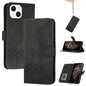Cubic Skin Feel Flip Leather Phone Case, For iPhone 16, For iPhone 15 Pro Max, For iPhone 15 Pro, For iPhone 15 Plus