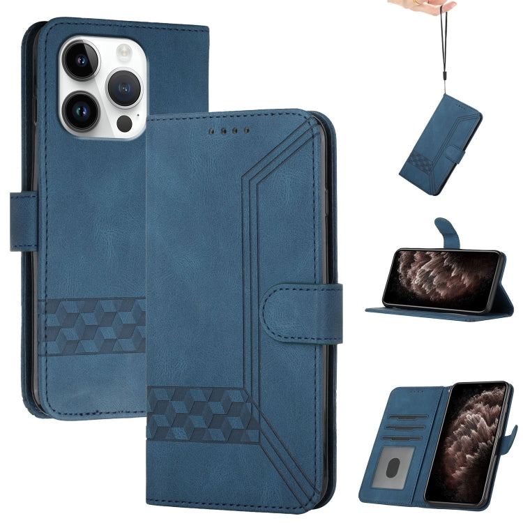 Cubic Skin Feel Flip Leather Phone Case, iPhone 16e, For iPhone 16 Pro Max, For iPhone 16 Pro, For iPhone 16 Plus