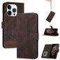Cubic Skin Feel Flip Leather Phone Case, For iPhone Air, For iPhone 16 Pro Max, For iPhone 16 Pro, For iPhone 16 Plus