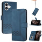 Cubic Skin Feel Flip Leather Phone Case, For iPhone 17e / 16e, For iPhone 17 Pro Max, For iPhone 17 Pro, For iPhone 17