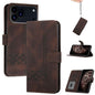 Cubic Skin Feel Flip Leather Phone Case, For iPhone 17 Pro Max, For iPhone 17 Pro, For iPhone 17, For iPhone Air
