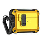 TPU + PC Wireless Bluetooth Earphone Protective Case with Switch Lock & Hook, For AirPods Pro 2