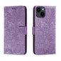 Lace Flower Embossing Flip Leather Phone Case