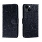 Lace Flower Embossing Flip Leather Phone Case